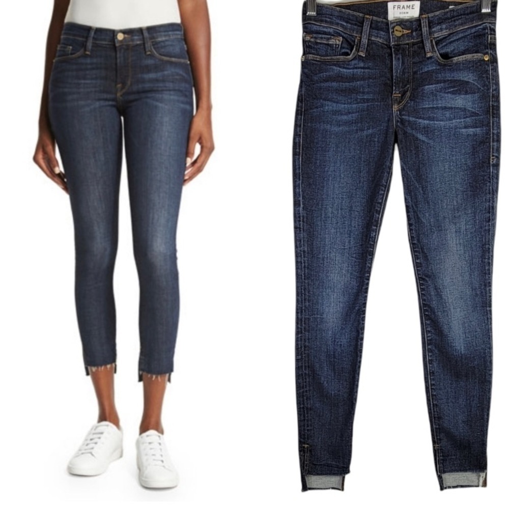 FRAME RIPPED JEANS-SIZE 27